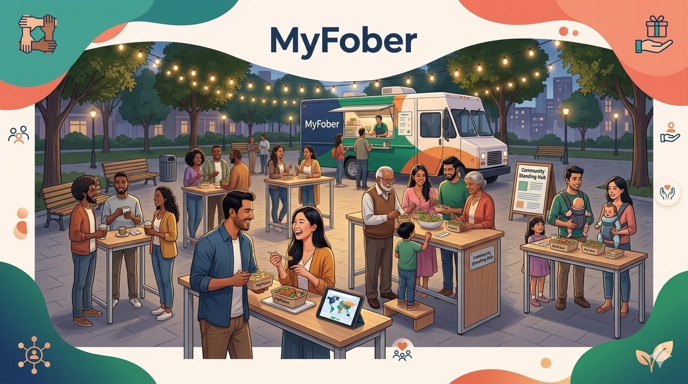 MyFober community food truck scene